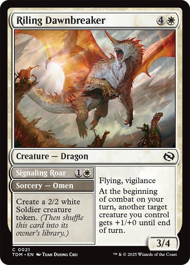 Riling Dawnbreaker [Tarkir: Dragonstorm] | Deep Dive Games St. Marys