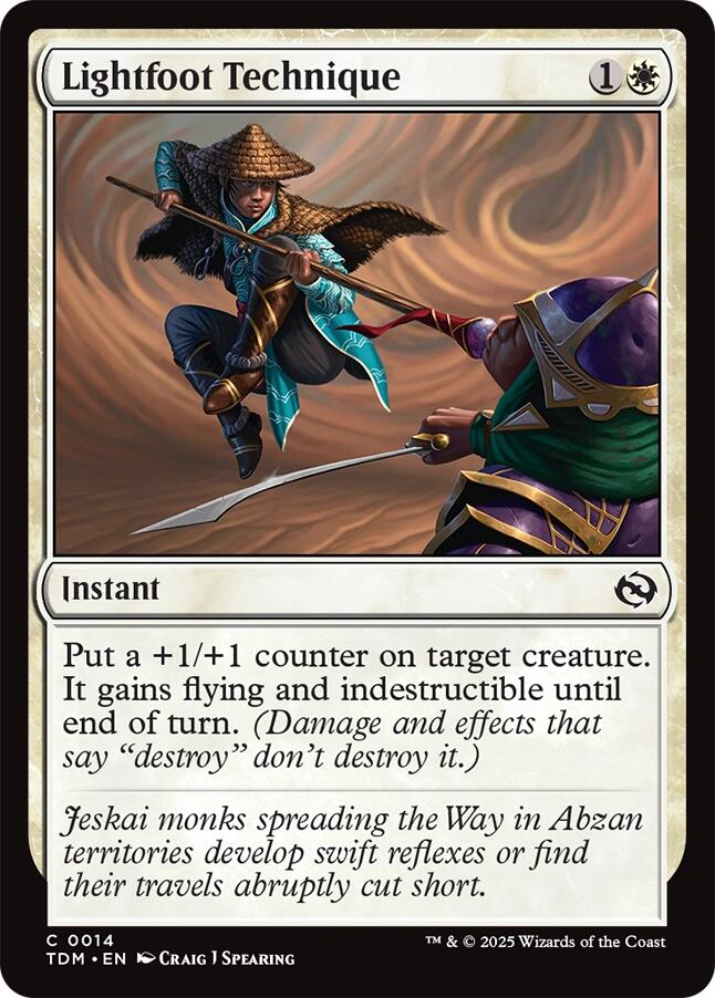 Lightfoot Technique [Tarkir: Dragonstorm] | Deep Dive Games St. Marys