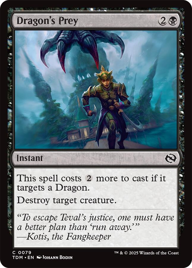 Dragon's Prey [Tarkir: Dragonstorm] | Deep Dive Games St. Marys