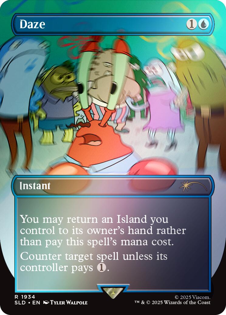 Daze (Rainbow Foil) [Secret Lair Drop Series] | Deep Dive Games St. Marys