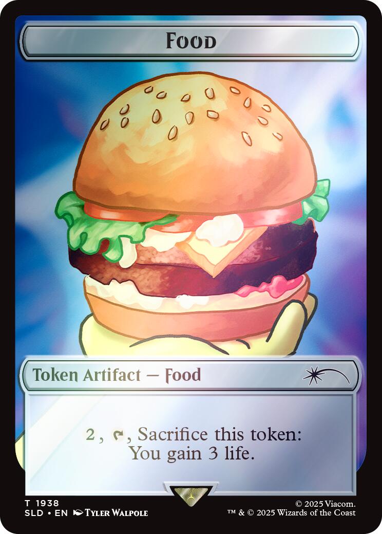 Food Token (1938) (Rainbow Foil) [Secret Lair Drop Series] | Deep Dive Games St. Marys