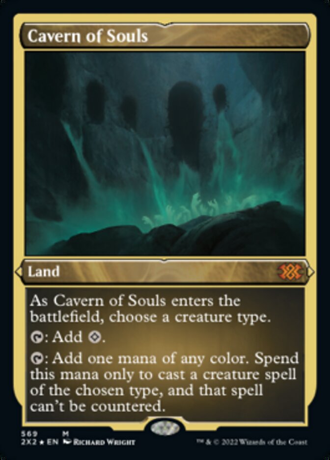 Cavern of Souls (Foil Etched) [Double Masters 2022] | Deep Dive Games St. Marys