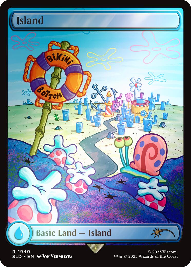 Island (1940) (Rainbow Foil) [Secret Lair Drop Series] | Deep Dive Games St. Marys
