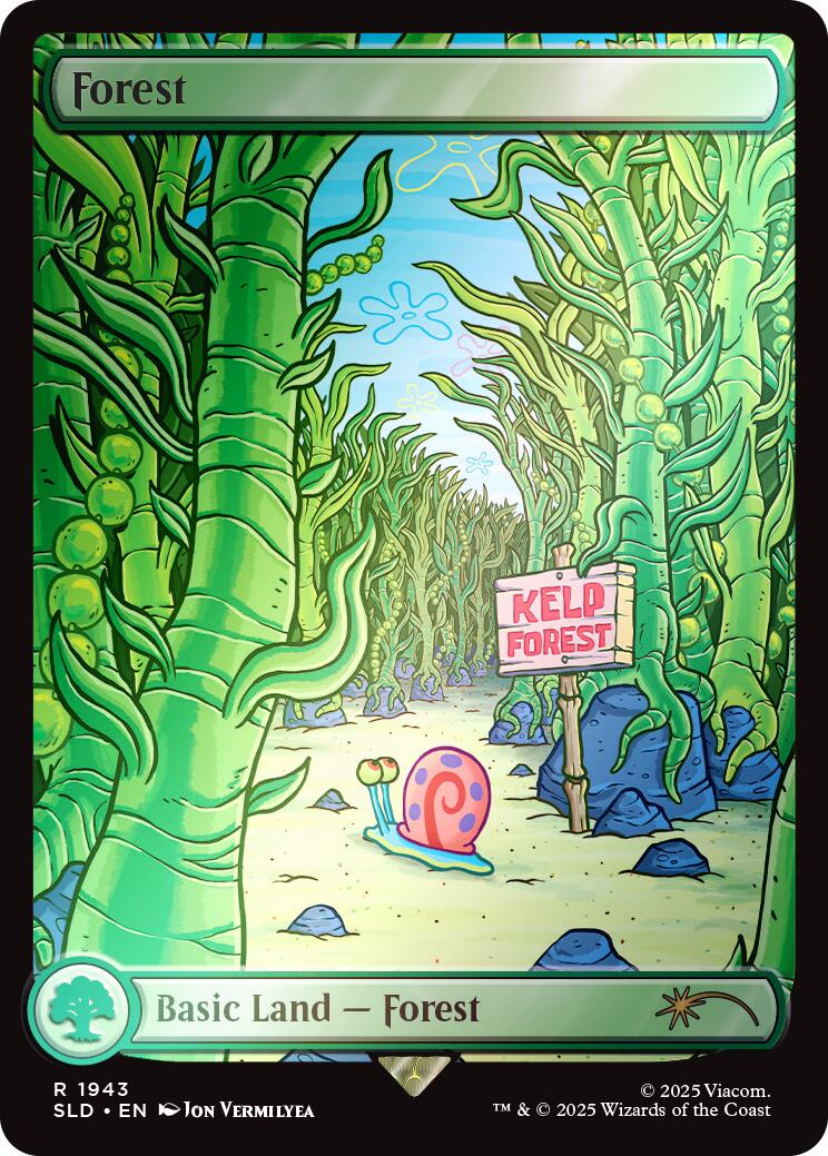 Forest (1943) (Rainbow Foil) [Secret Lair Drop Series] | Deep Dive Games St. Marys