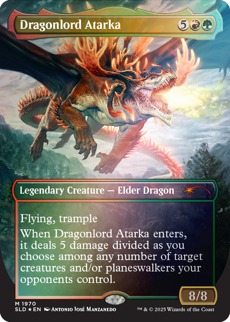 Dragonlord Atarka (Rainbow Foil) [Secret Lair Drop Series] | Deep Dive Games St. Marys