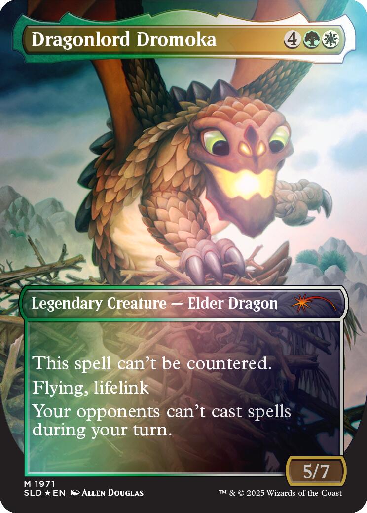 Dragonlord Dromoka (Rainbow Foil) [Secret Lair Drop Series] | Deep Dive Games St. Marys
