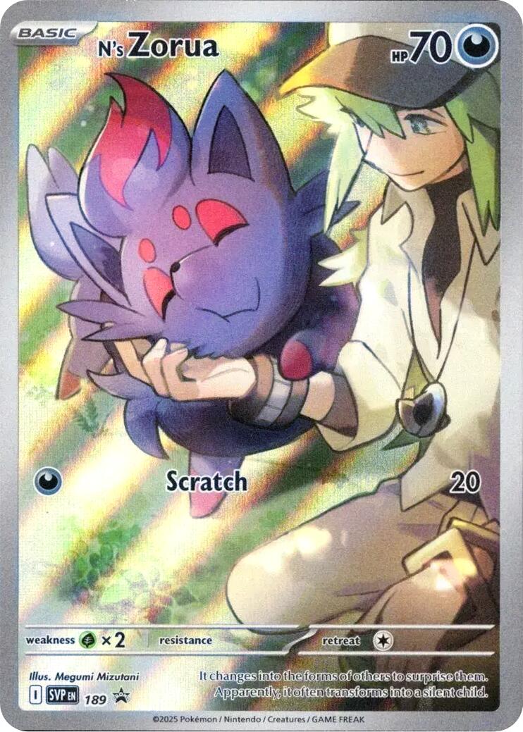 N's Zorua (SVP189) [Scarlet & Violet: Black Star Promos] | Deep Dive Games St. Marys
