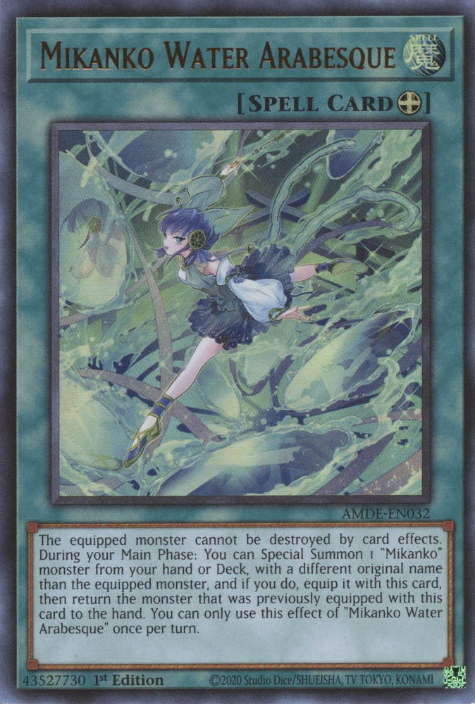 Mikanko Water Arabesque [AMDE-EN032] Ultra Rare | Deep Dive Games St. Marys