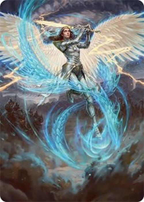 Elspeth, Storm Slayer Art Card (49/54) [Tarkir: Dragonstorm Art Series] | Deep Dive Games St. Marys