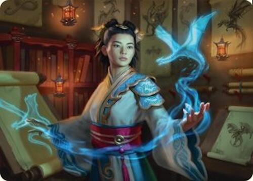 Dragonologist Art Card (6/54) [Tarkir: Dragonstorm Art Series] | Deep Dive Games St. Marys