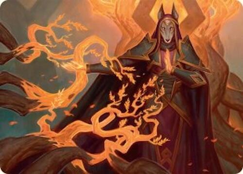 Abzan Devotee Art Card (10/54) [Tarkir: Dragonstorm Art Series] | Deep Dive Games St. Marys