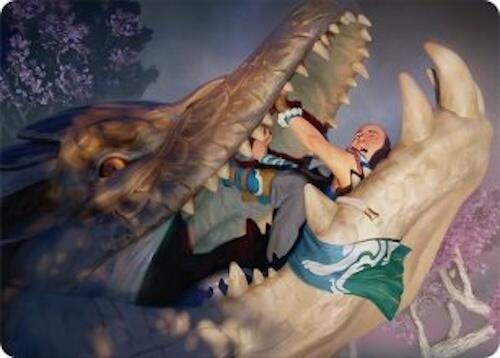 Jaws of Defeat Art Card (53/54) [Tarkir: Dragonstorm Art Series] | Deep Dive Games St. Marys
