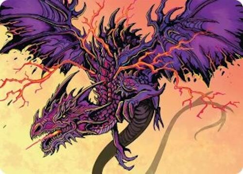 Stormshriek Feral Art Card (35/54) [Tarkir: Dragonstorm Art Series] | Deep Dive Games St. Marys