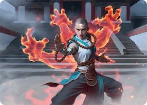 Flamehold Grappler Art Card (24/54) [Tarkir: Dragonstorm Art Series] | Deep Dive Games St. Marys