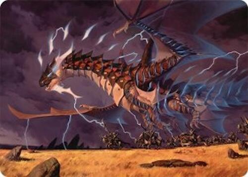 Neriv, Heart of the Storm Art Card (25/54) [Tarkir: Dragonstorm Art Series] | Deep Dive Games St. Marys