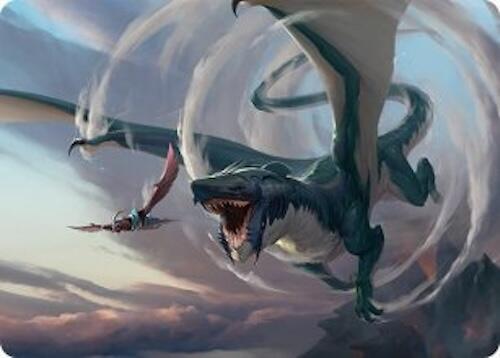 Whirlwing Stormbrood Art Card (27/54) [Tarkir: Dragonstorm Art Series] | Deep Dive Games St. Marys