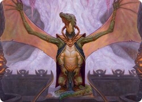 Kheru Goldkeeper Art Card (36/54) [Tarkir: Dragonstorm Art Series] | Deep Dive Games St. Marys