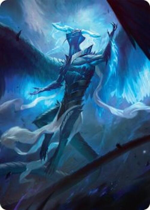 Ugin, Eye of the Storms Art Card (1/54) [Tarkir: Dragonstorm Art Series] | Deep Dive Games St. Marys