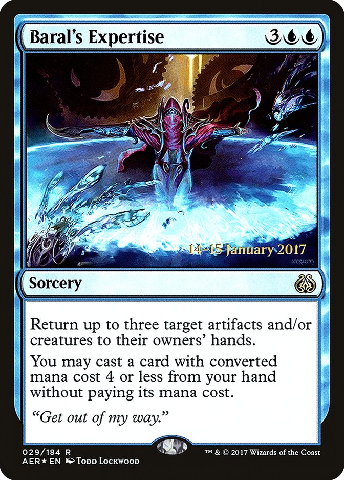 Baral's Expertise [Aether Revolt Prerelease Promos] | Deep Dive Games St. Marys