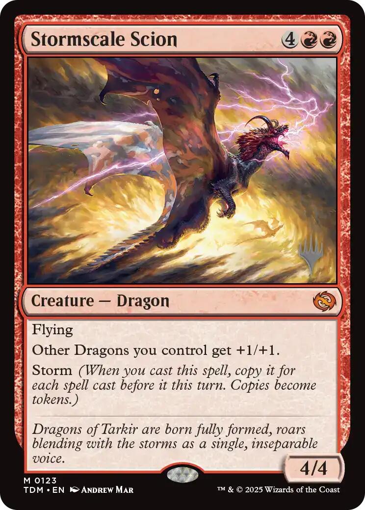Stormscale Scion [Tarkir: Dragonstorm Promos] | Deep Dive Games St. Marys