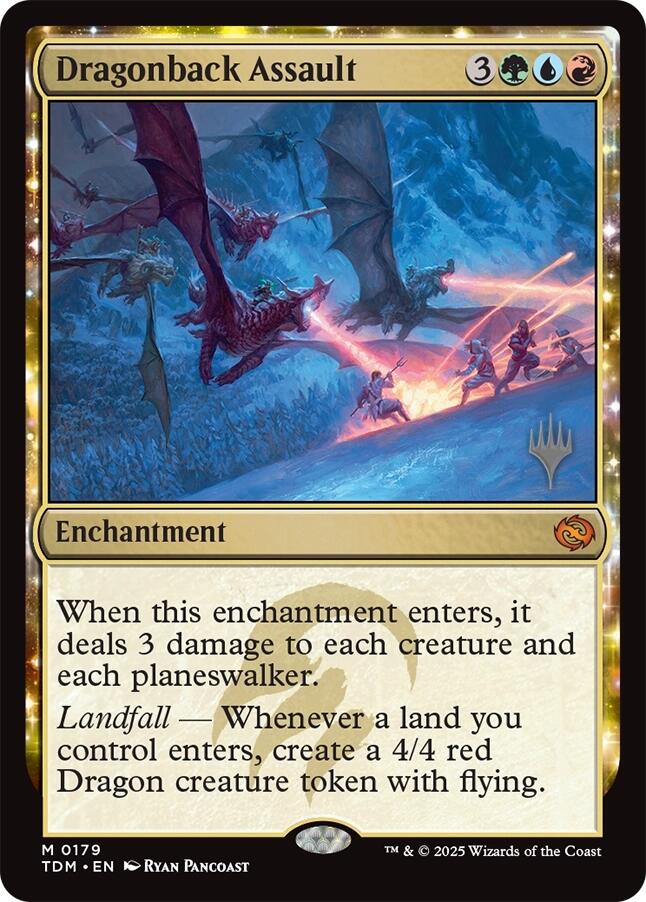Dragonback Assault [Tarkir: Dragonstorm Promos] | Deep Dive Games St. Marys