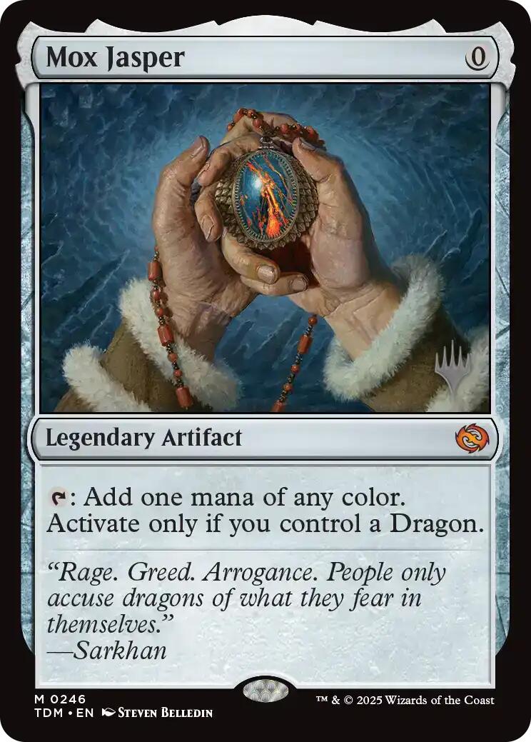 Mox Jasper [Tarkir: Dragonstorm Promos] | Deep Dive Games St. Marys