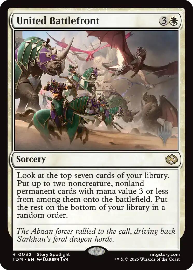United Battlefront [Tarkir: Dragonstorm Promos] | Deep Dive Games St. Marys