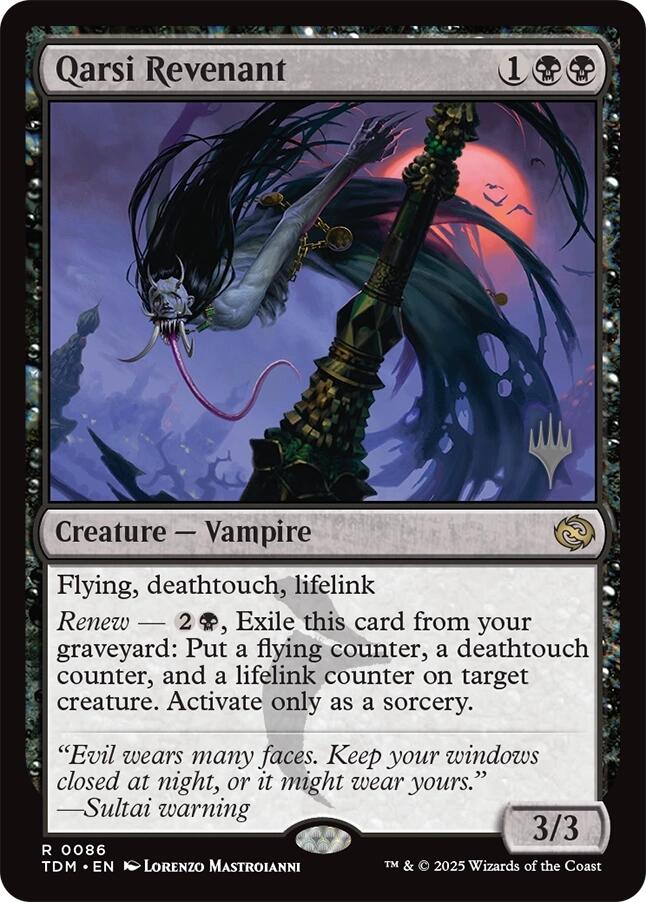 Qarsi Revenant [Tarkir: Dragonstorm Promos] | Deep Dive Games St. Marys