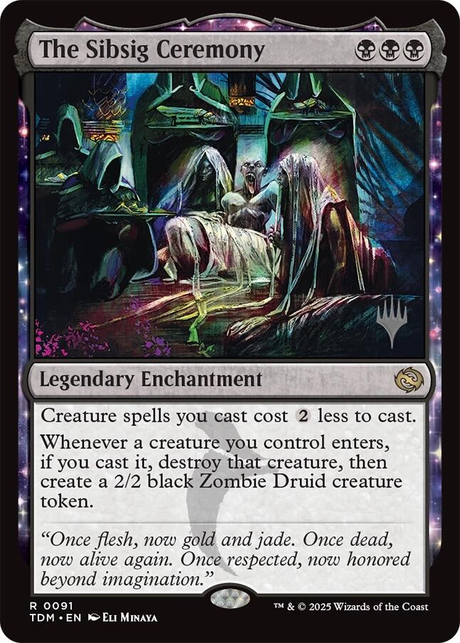 The Sibsig Ceremony [Tarkir: Dragonstorm Promos] | Deep Dive Games St. Marys