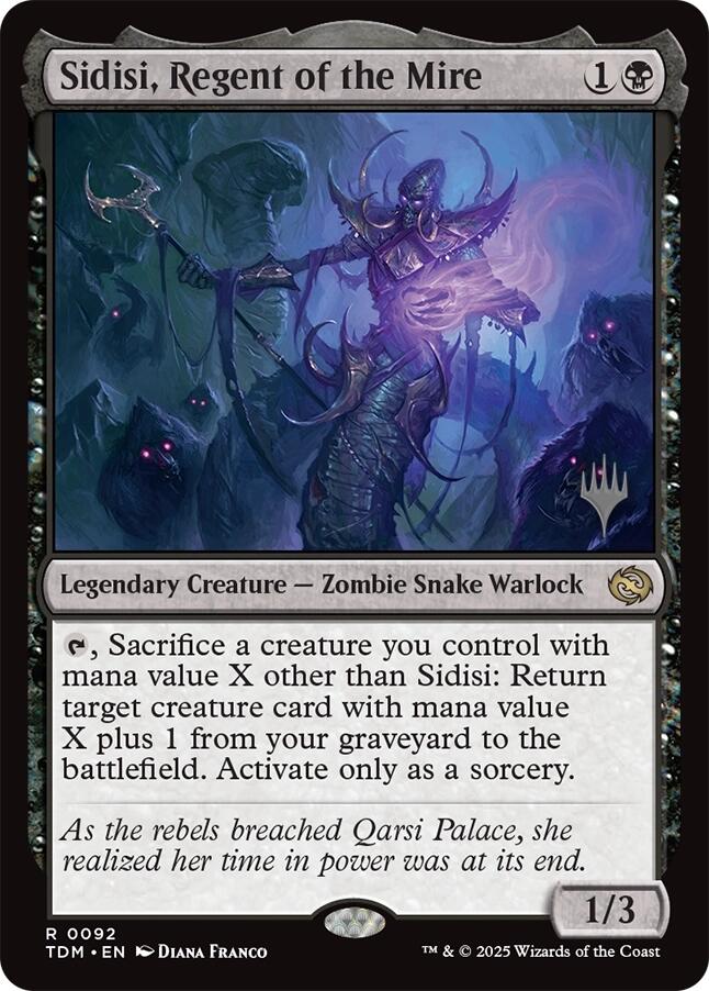 Sidisi, Regent of the Mire [Tarkir: Dragonstorm Promos] | Deep Dive Games St. Marys