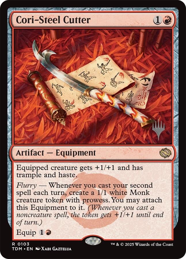 Cori-Steel Cutter [Tarkir: Dragonstorm Promos] | Deep Dive Games St. Marys