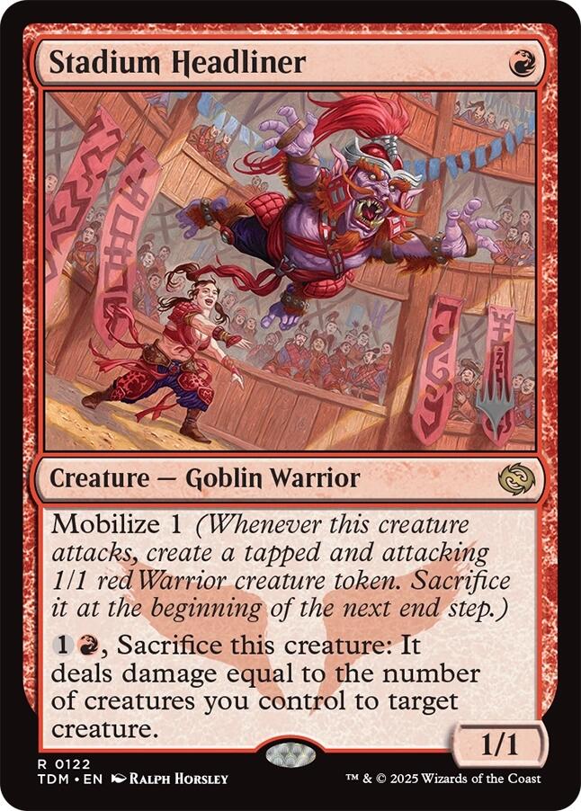 Stadium Headliner [Tarkir: Dragonstorm Promos] | Deep Dive Games St. Marys