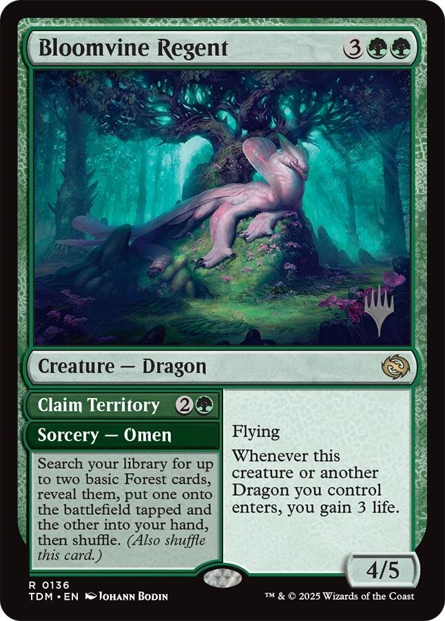 Bloomvine Regent [Tarkir: Dragonstorm Promos] | Deep Dive Games St. Marys
