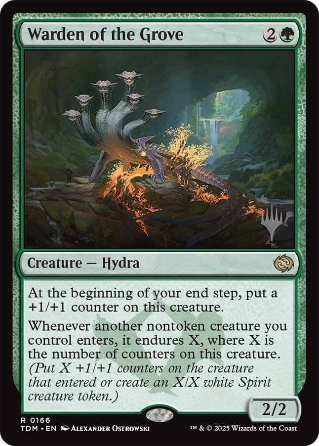 Warden of the Grove [Tarkir: Dragonstorm Promos] | Deep Dive Games St. Marys