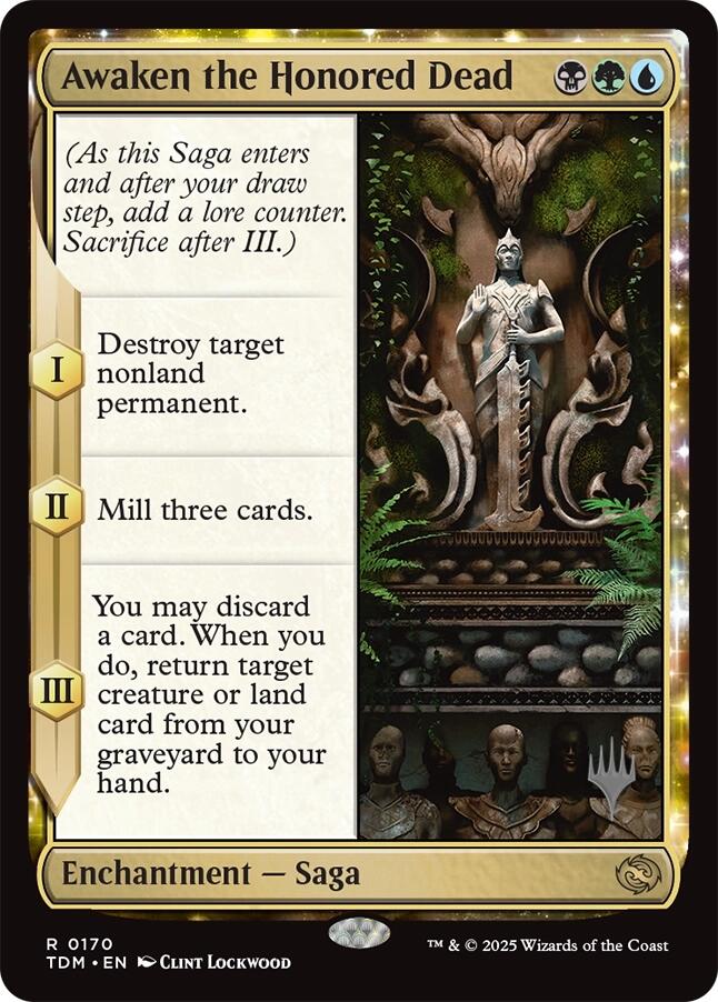Awaken the Honored Dead [Tarkir: Dragonstorm Promos] | Deep Dive Games St. Marys
