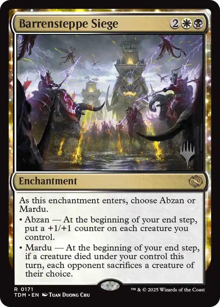 Barrensteppe Siege [Tarkir: Dragonstorm Promos] | Deep Dive Games St. Marys
