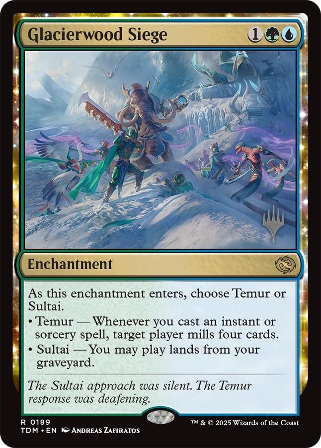 Glacierwood Siege [Tarkir: Dragonstorm Promos] | Deep Dive Games St. Marys