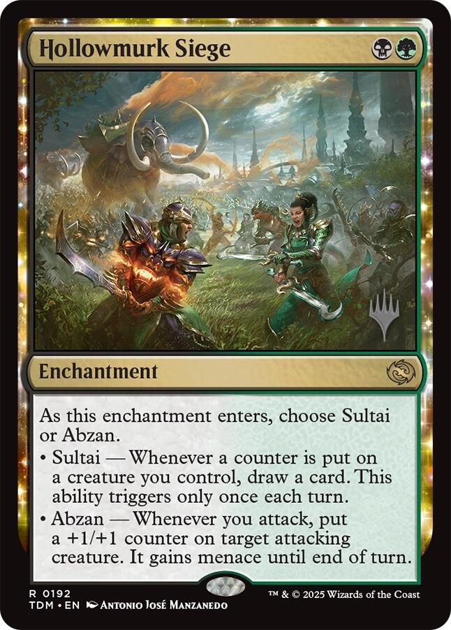 Hollowmurk Siege [Tarkir: Dragonstorm Promos] | Deep Dive Games St. Marys