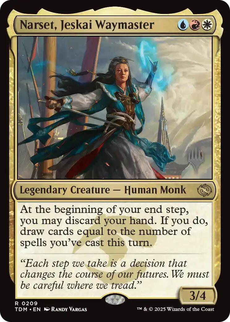Narset, Jeskai Waymaster [Tarkir: Dragonstorm Promos] | Deep Dive Games St. Marys