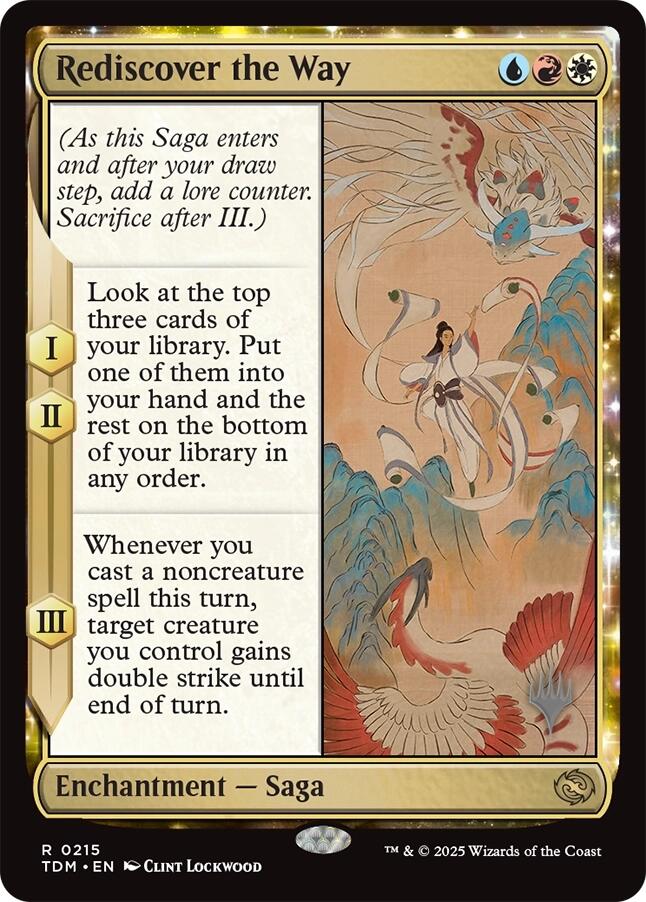 Rediscover the Way [Tarkir: Dragonstorm Promos] | Deep Dive Games St. Marys