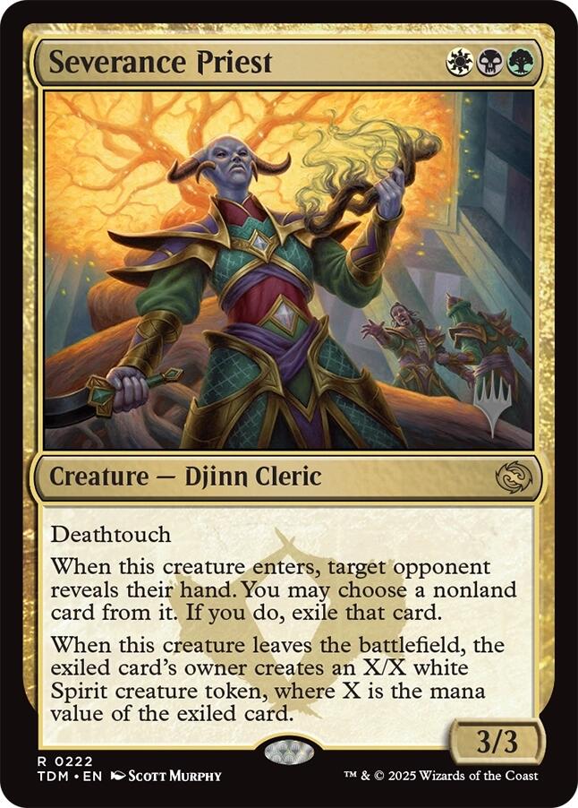 Severance Priest [Tarkir: Dragonstorm Promos] | Deep Dive Games St. Marys