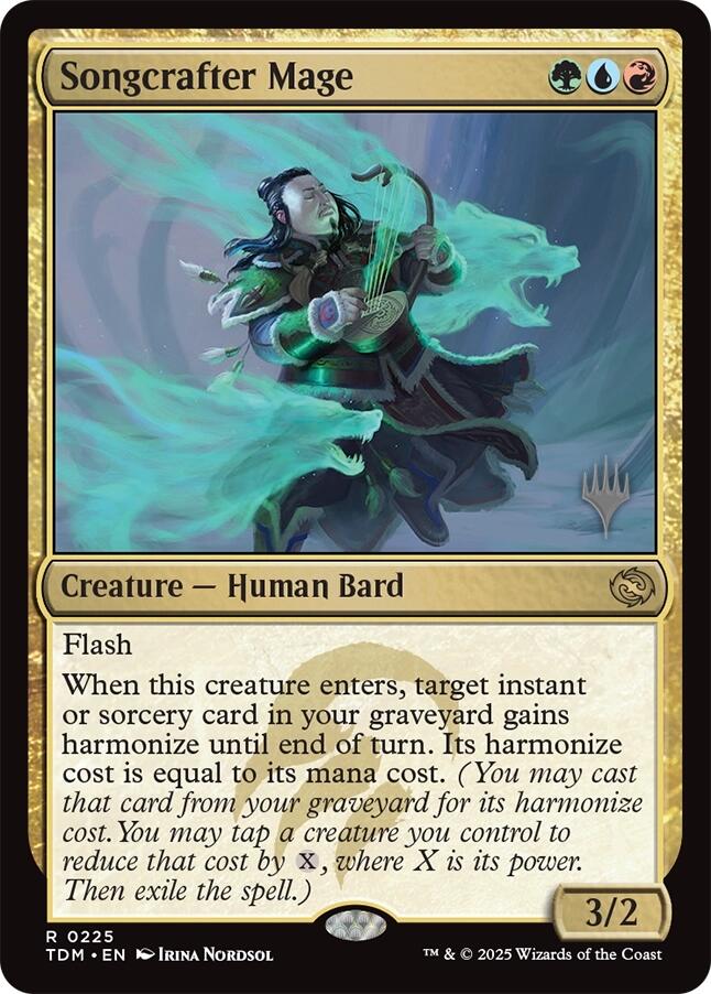 Songcrafter Mage [Tarkir: Dragonstorm Promos] | Deep Dive Games St. Marys