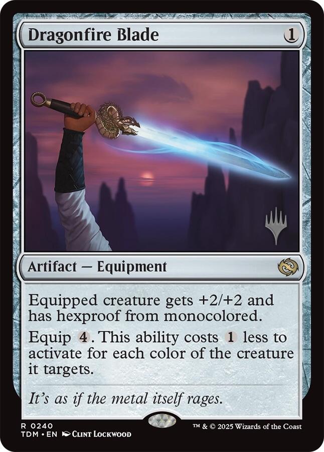 Dragonfire Blade [Tarkir: Dragonstorm Promos] | Deep Dive Games St. Marys