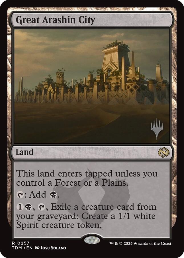 Great Arashin City [Tarkir: Dragonstorm Promos] | Deep Dive Games St. Marys