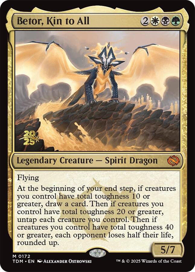 Betor, Kin to All [Tarkir: Dragonstorm Prerelease Promos] | Deep Dive Games St. Marys