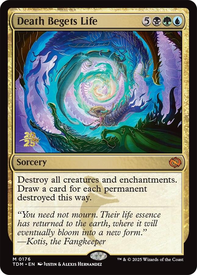 Death Begets Life [Tarkir: Dragonstorm Prerelease Promos] | Deep Dive Games St. Marys