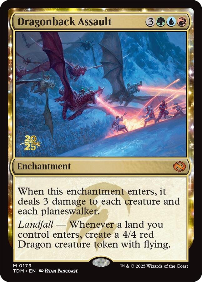 Dragonback Assault [Tarkir: Dragonstorm Prerelease Promos] | Deep Dive Games St. Marys