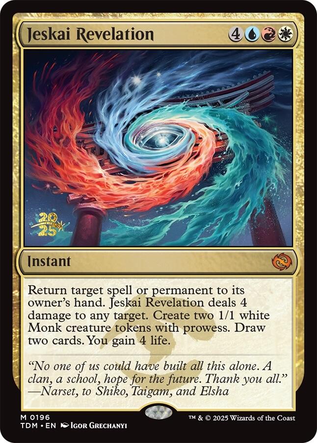 Jeskai Revelation [Tarkir: Dragonstorm Prerelease Promos] | Deep Dive Games St. Marys