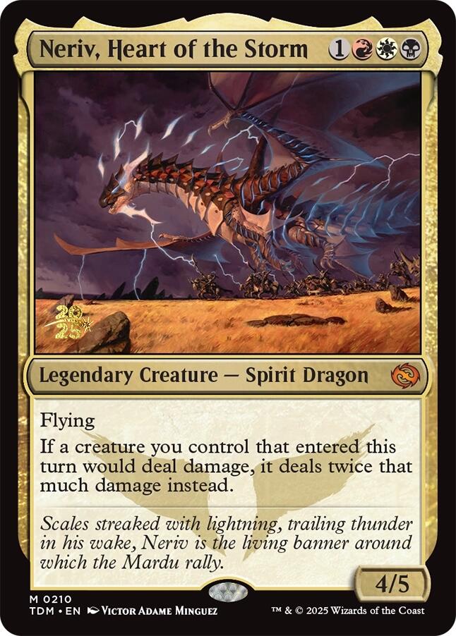 Neriv, Heart of the Storm [Tarkir: Dragonstorm Prerelease Promos] | Deep Dive Games St. Marys