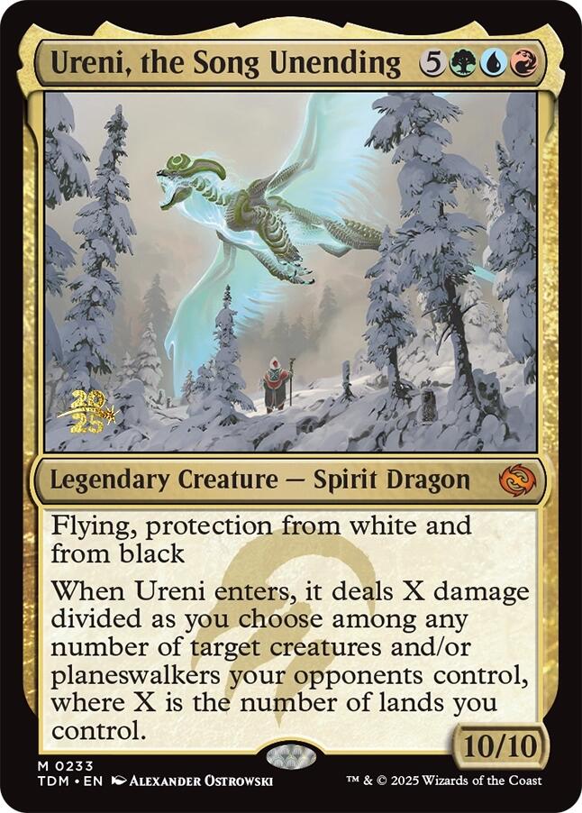 Ureni, the Song Unending [Tarkir: Dragonstorm Prerelease Promos] | Deep Dive Games St. Marys